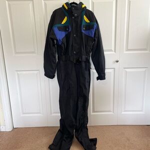 Nordica Vintage Ski Suit Black XL